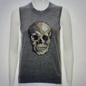 Skull Cashmere Sleeveless Seeater